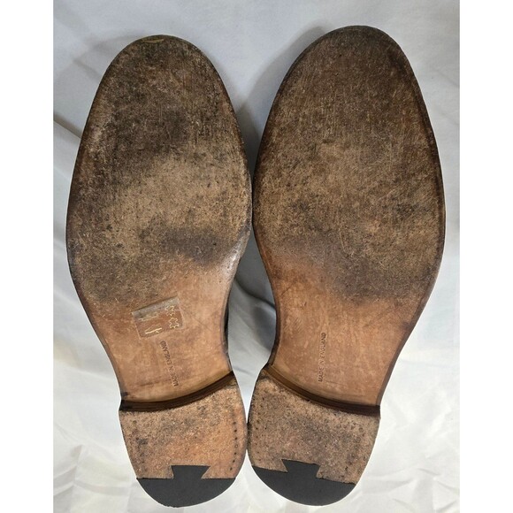 Tricker's Whitman Black Box Derby Brogues Shoes Made In England - Picture 8 of 12